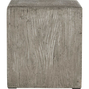 Cursten Modern Concrete Accent Table Dark Gray