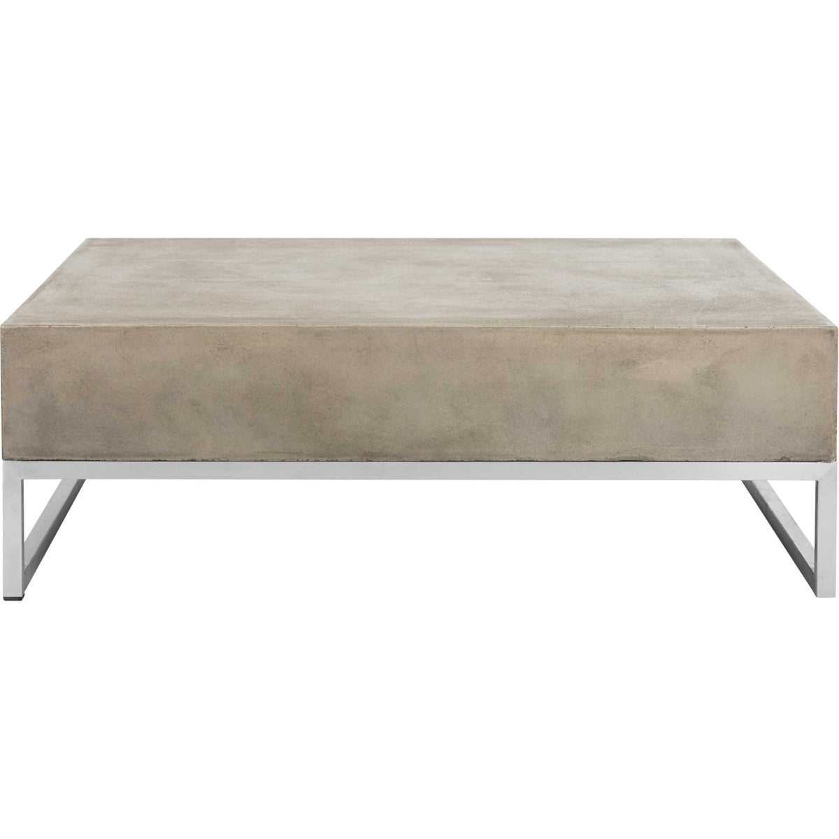 Eabroni Modern Concrete Coffee Table Dark Gray