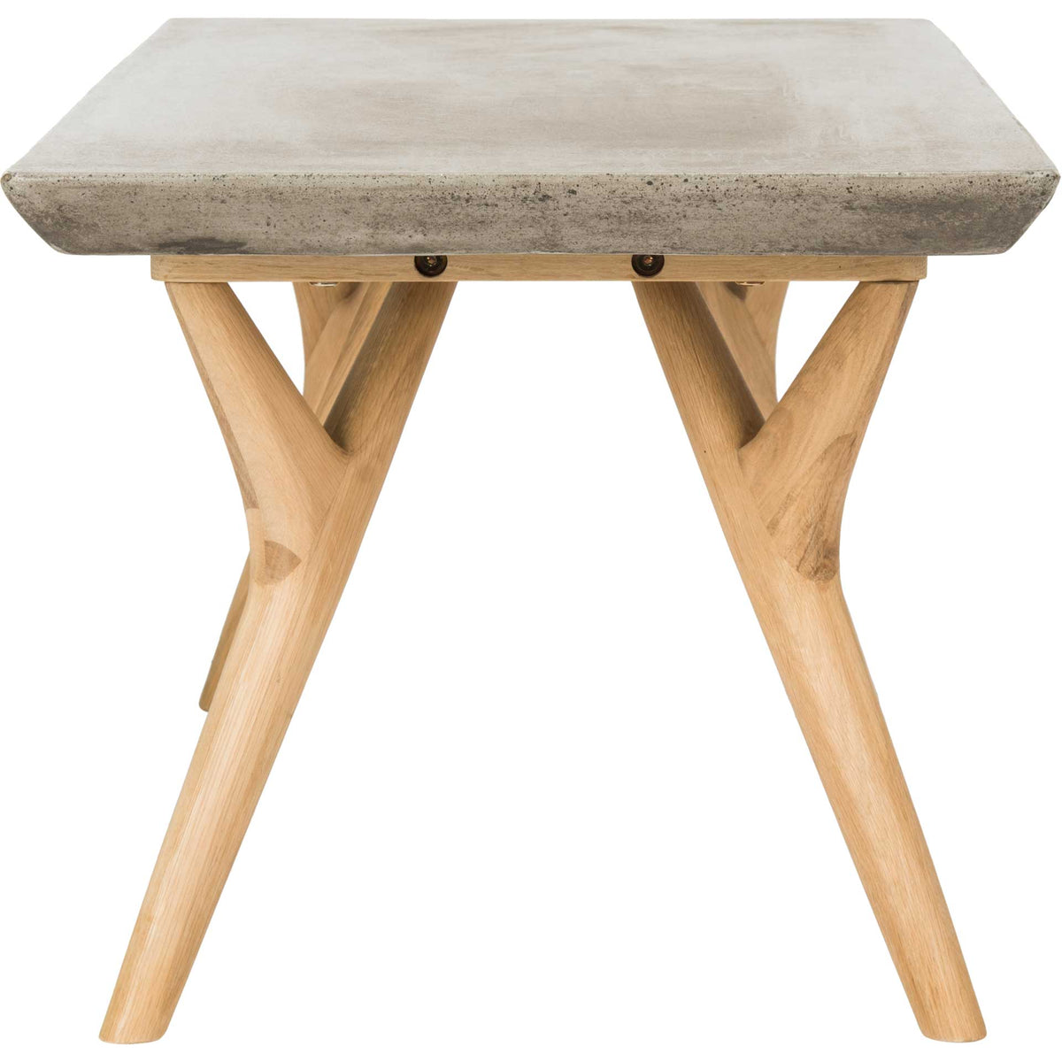 Padric Modern Concrete Coffee Table Dark Gray