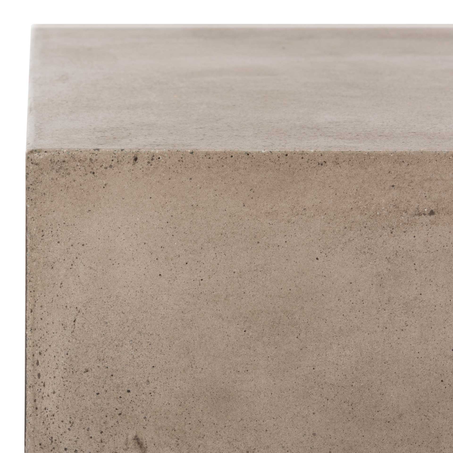 Gabrielle Modern Concrete Coffee Table Dark Gray