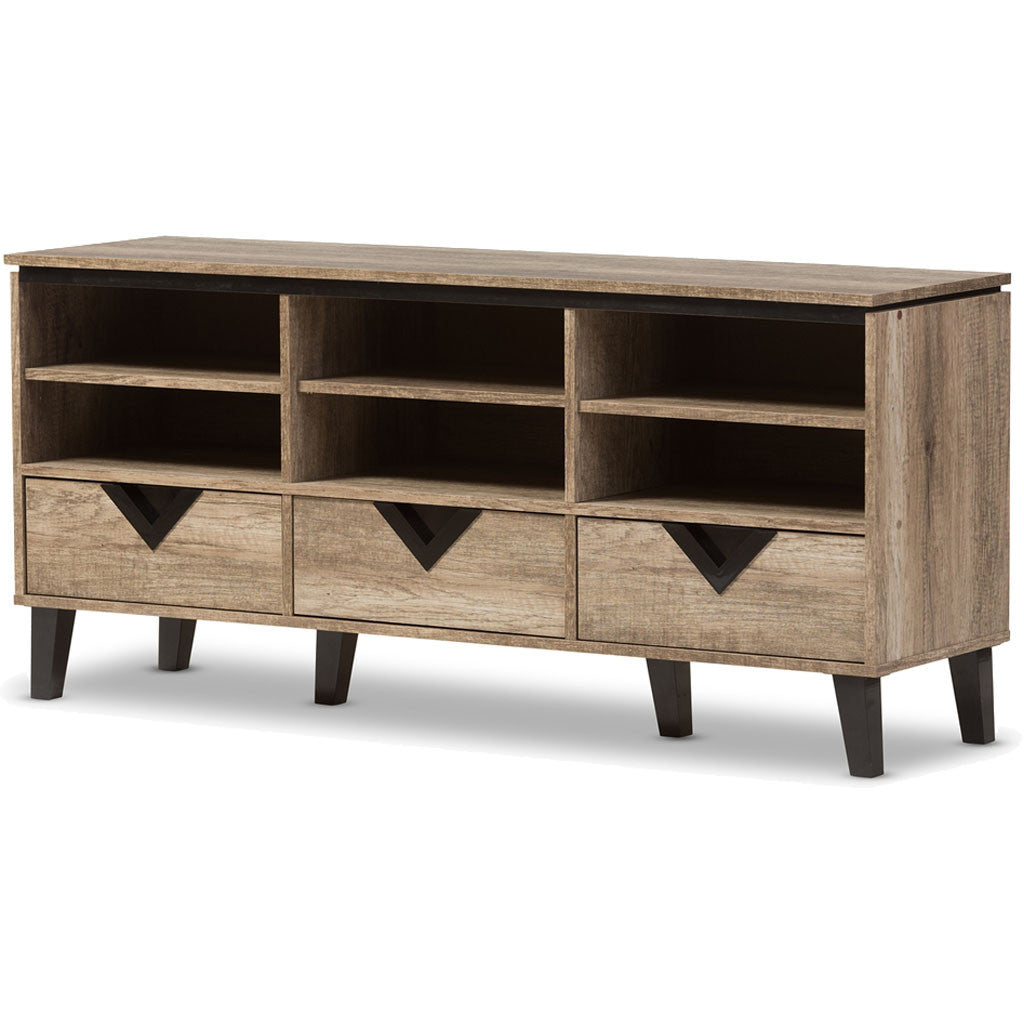 Waverly Media Cabinet Light Oak