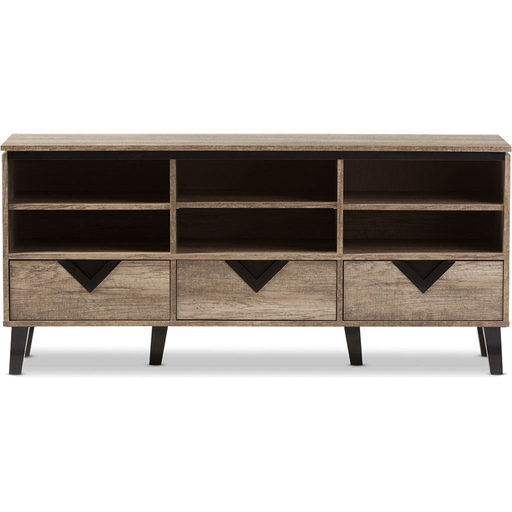 Waverly Media Cabinet Light Oak