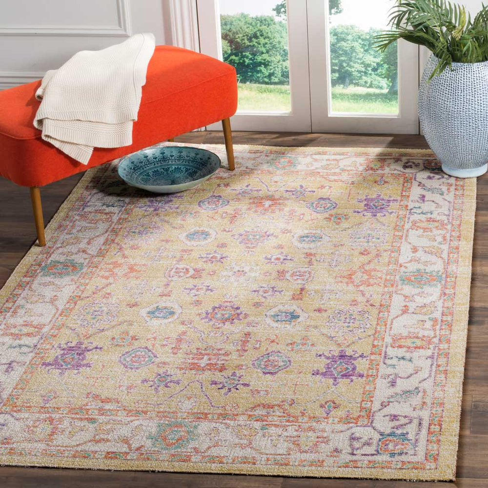 Windsor Gold/Lavender Area Rug - Froy.com