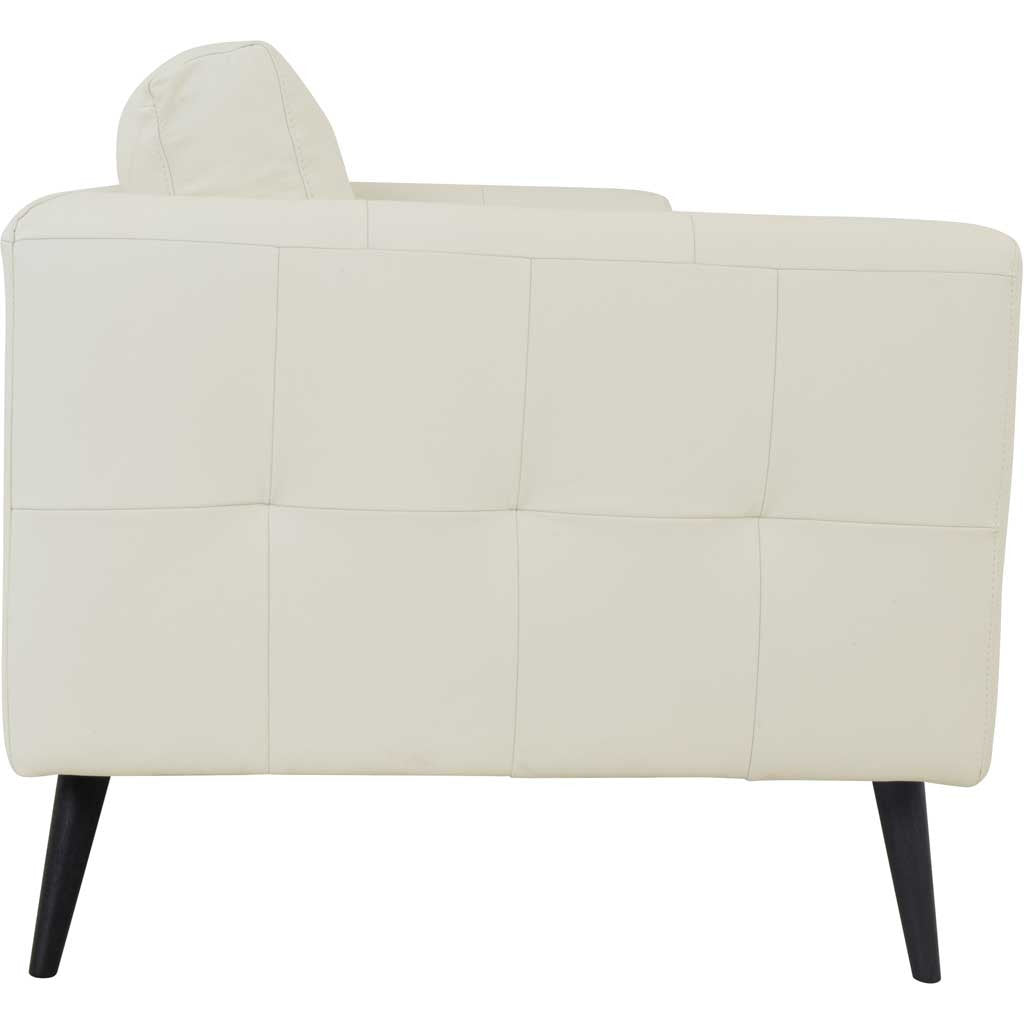 Corcoran Leather Sofa Pure White