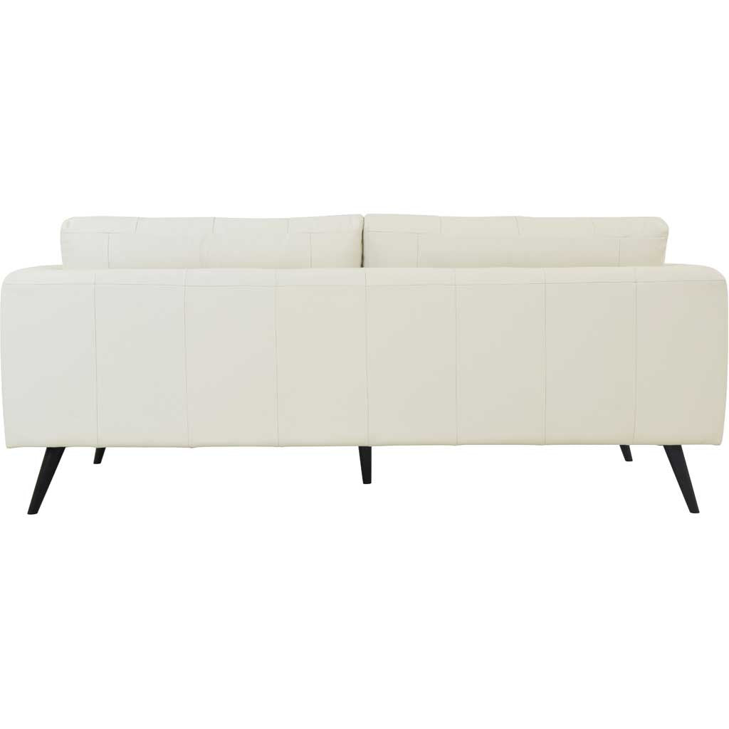 Corcoran Leather Sofa Pure White