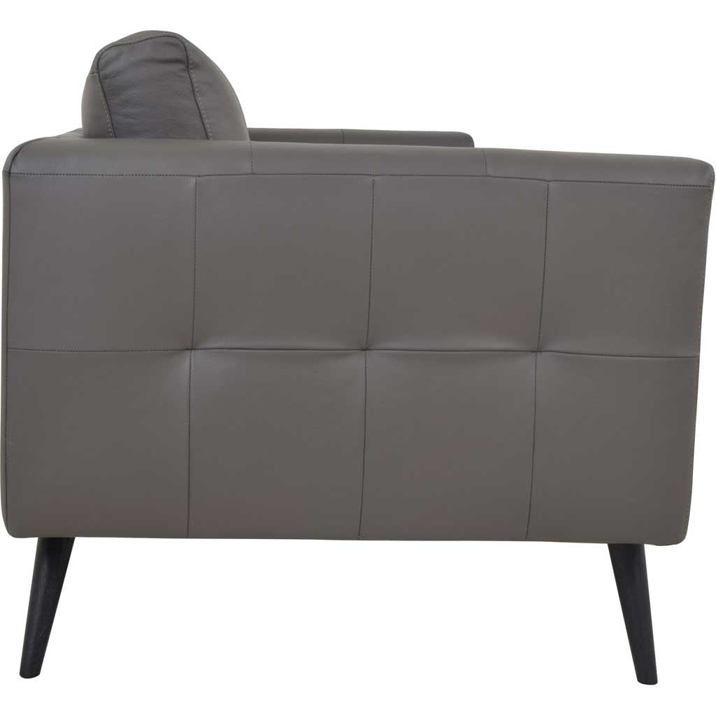 Corcoran Leather Sofa Boulder Gray