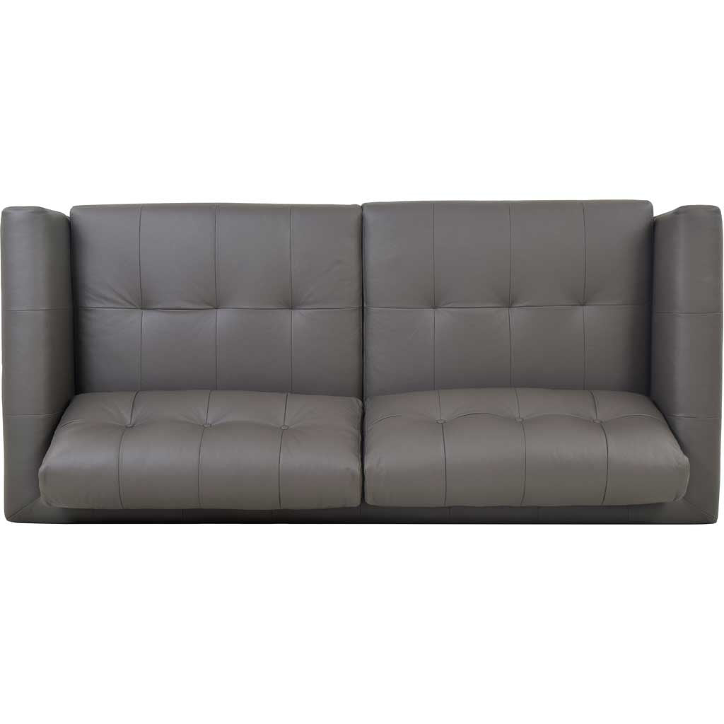 Corcoran Leather Sofa Boulder Gray