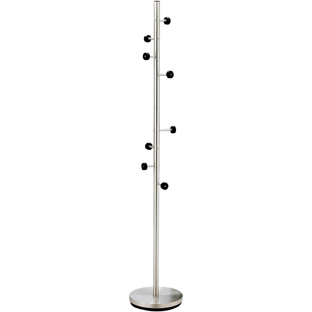 Swift Coat Rack Brushed Steel