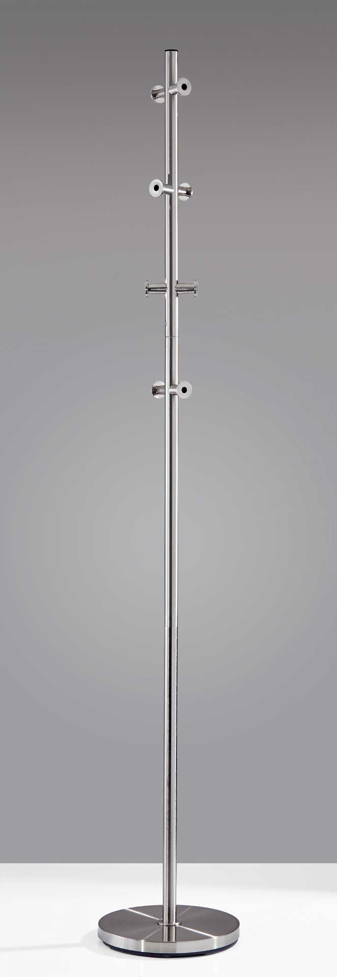 Kent Coat Rack Brushed Steel