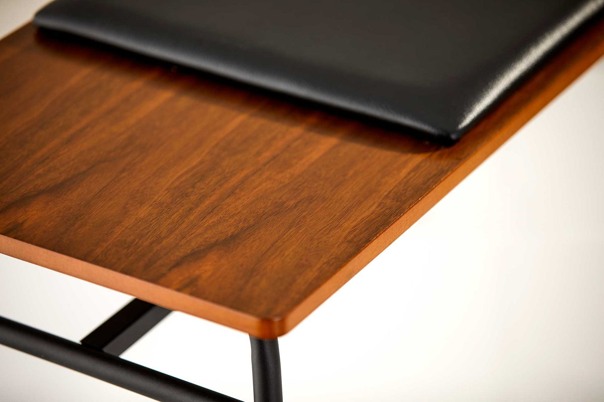 Charles Bench Walnut/Black