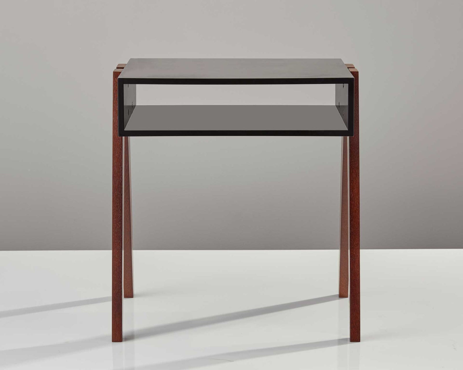 Laon End Table Black/Walnut