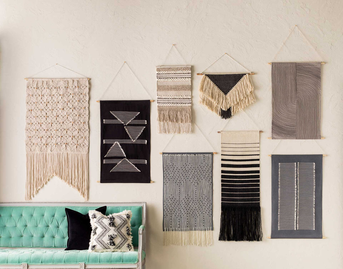 Kailani Wall Hanging Black/Cream