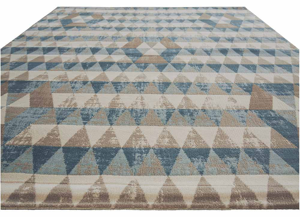 Zane Payne Neutral/Blue Area Rug