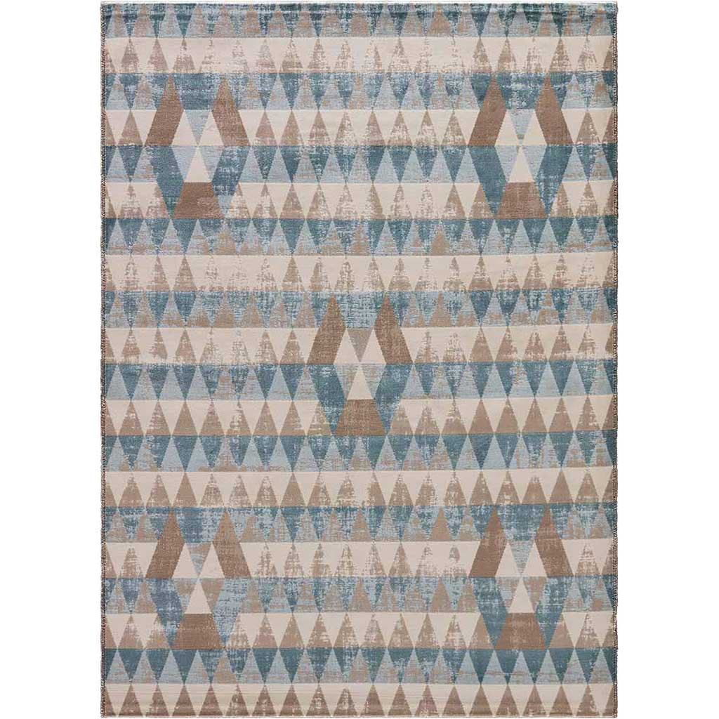 Zane Payne Neutral/Blue Area Rug
