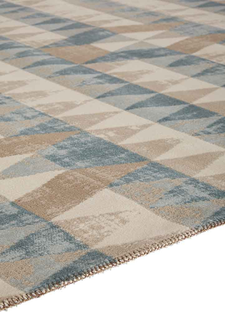 Zane Payne Neutral/Blue Area Rug