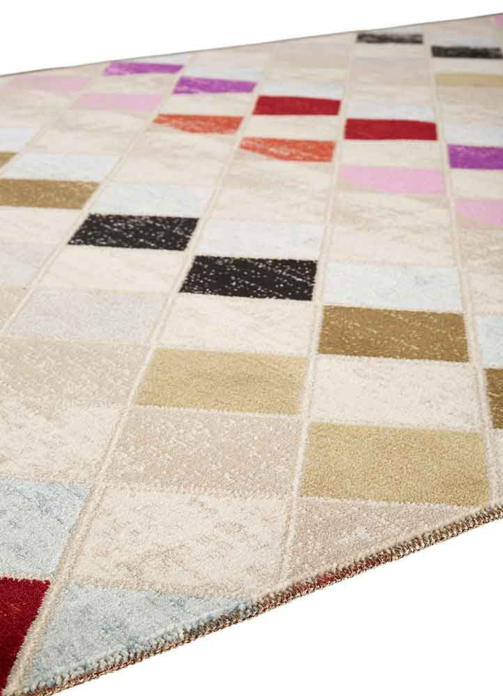 Zane Vaira Neutral/Blue Area Rug