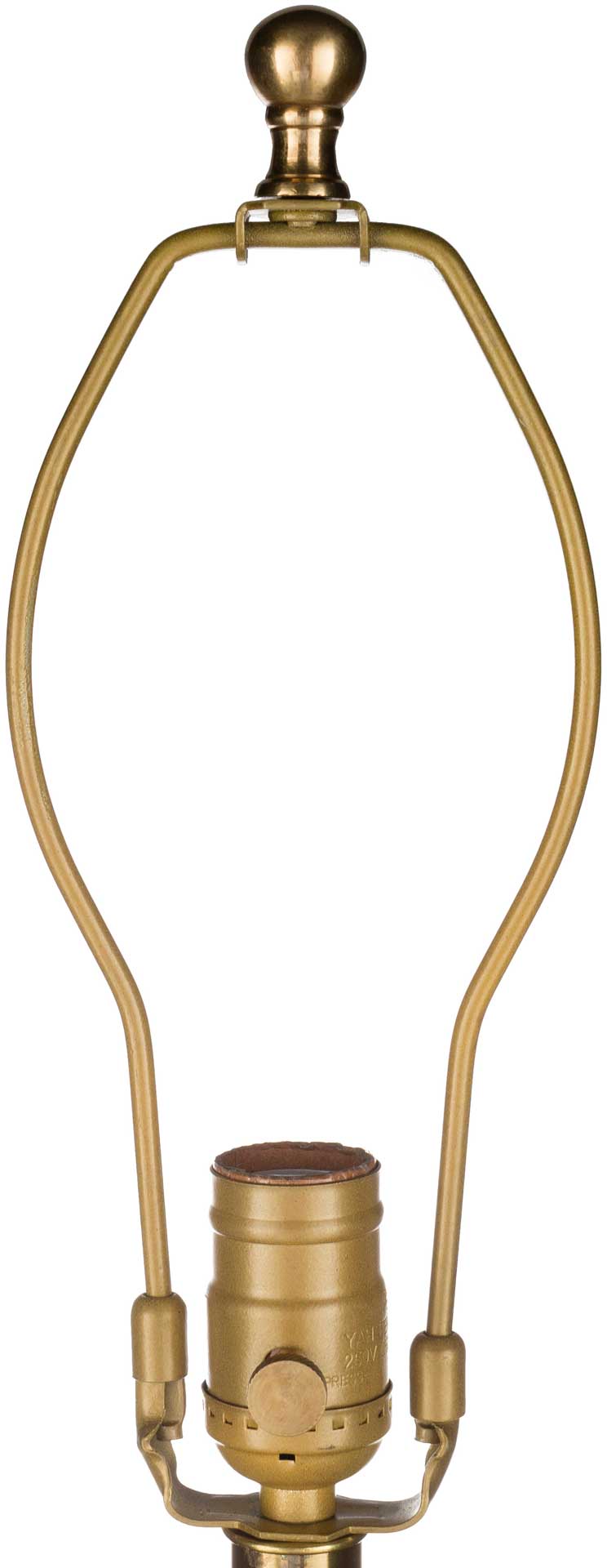 Anakin Floor Lamp Dark Brown/White