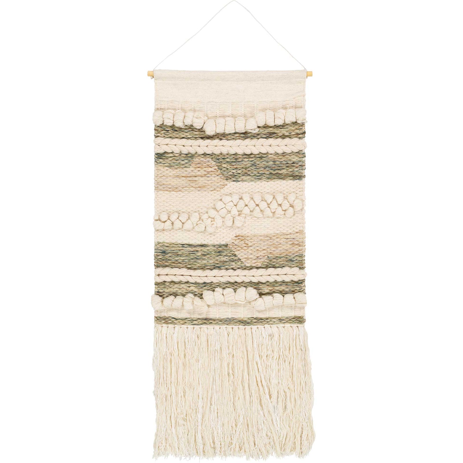 Ariyah Wall Hanging Cream/Olive/Teal