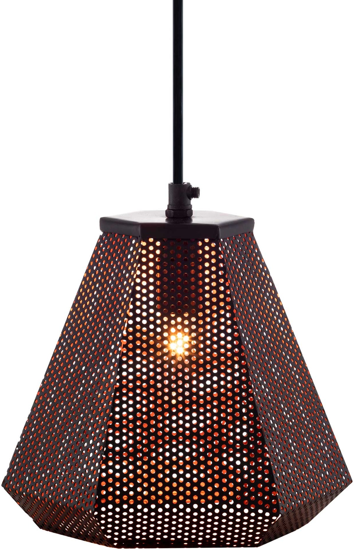 Adele Geometric Ceiling Lamp Black
