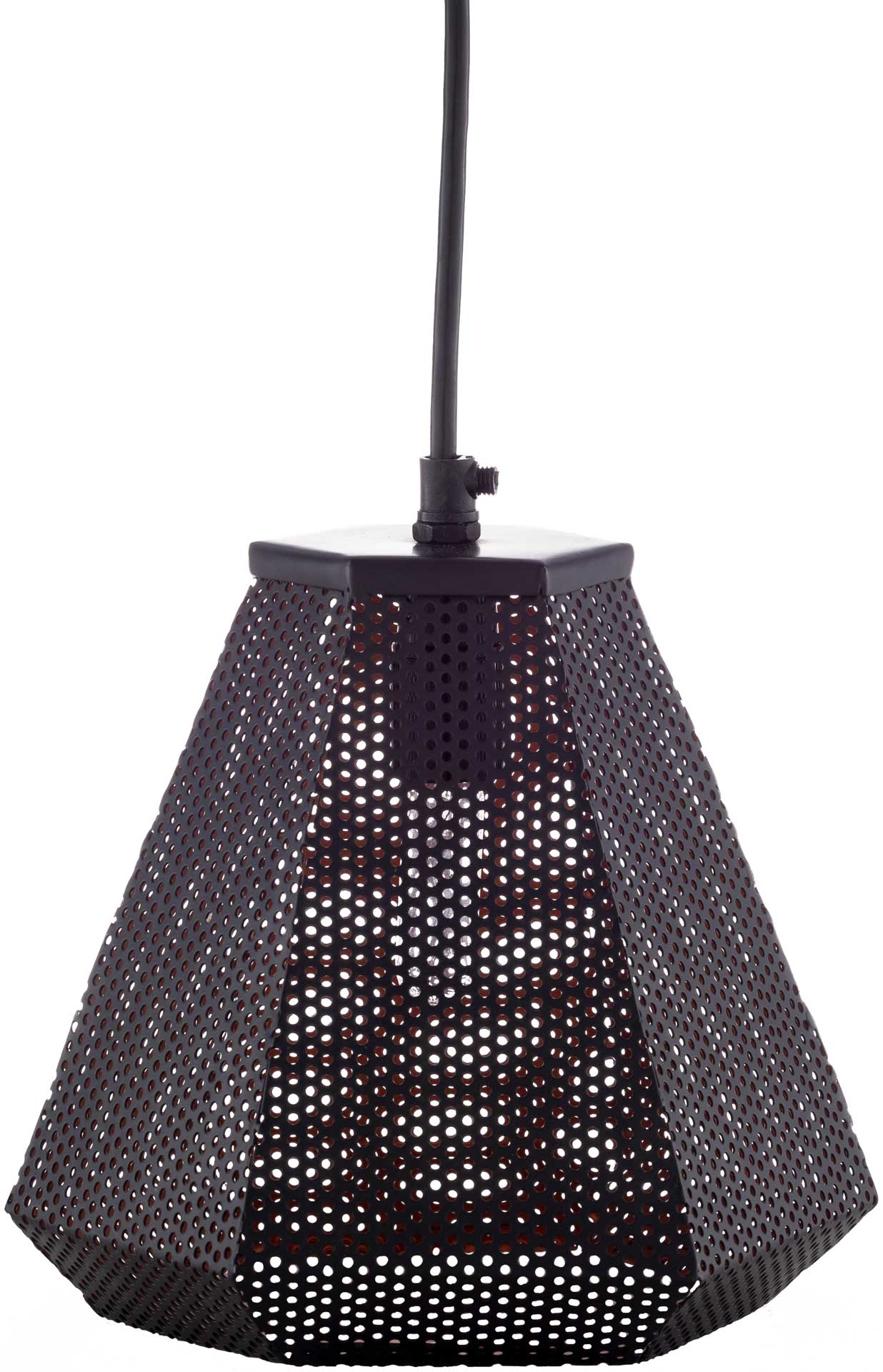 Adele Geometric Ceiling Lamp Black