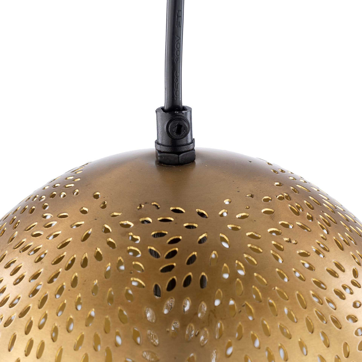 Adele Round Ceiling Lamp Brass