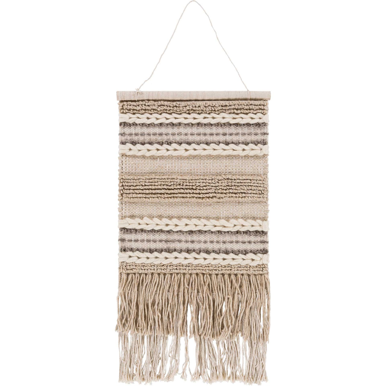 Addison Wall Hanging Khaki/Cream/Beige