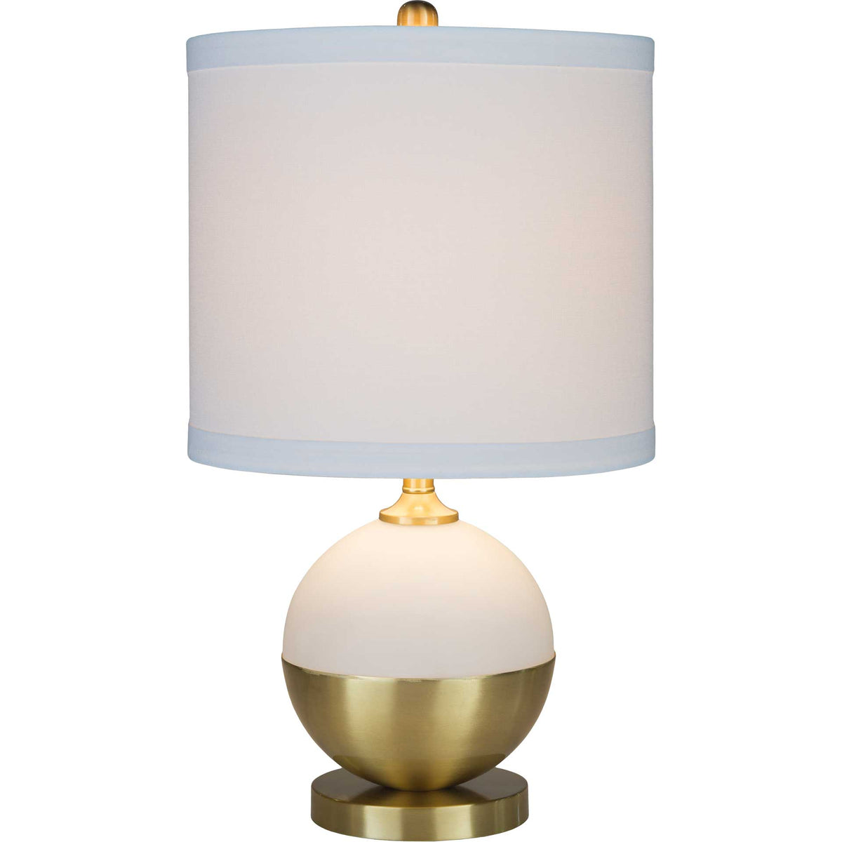 Alexander Table Lamp White/Brass