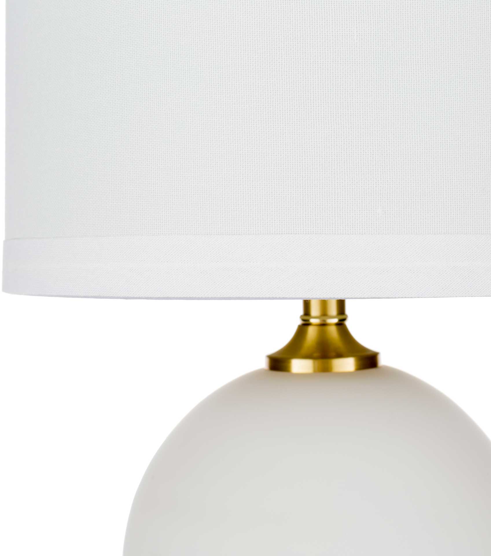 Alexander Table Lamp White/Brass