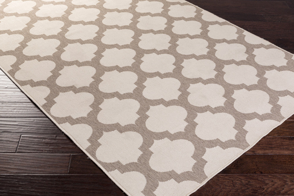 Alfresco Lattice Beige/Taupe Area Rug