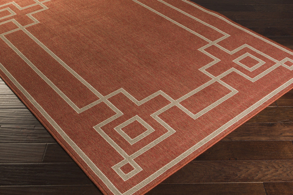 Alfresco Cherry/Taupe Area Rug