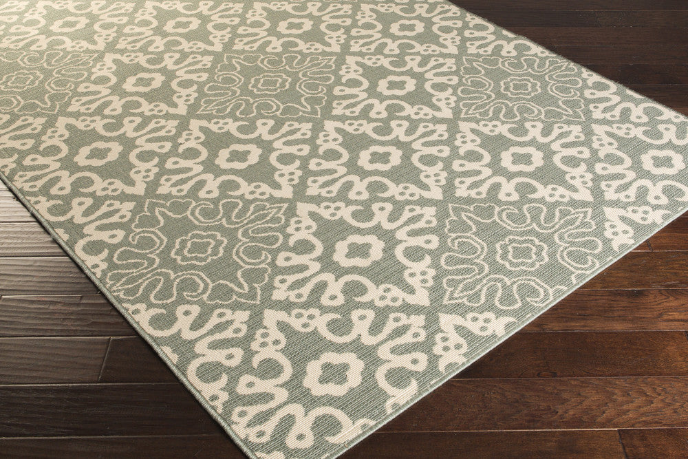 Alfresco Moss/Beige Area Rug