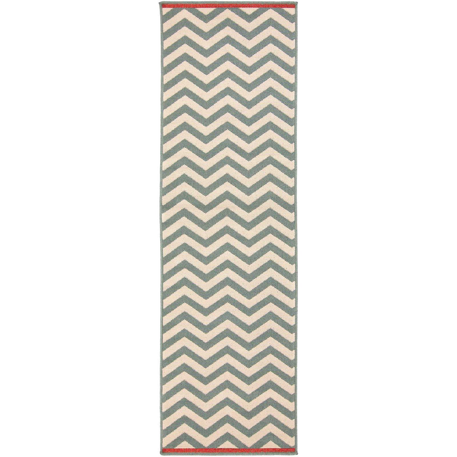 Alfresco Moss/Ivory Runner Rug