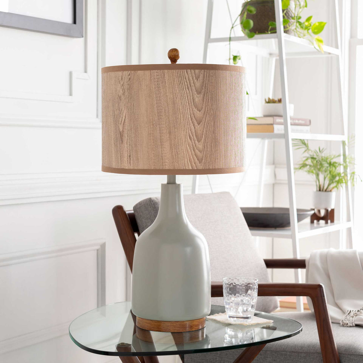 Alayna Table Lamp Ivory/Wheat/Taupe