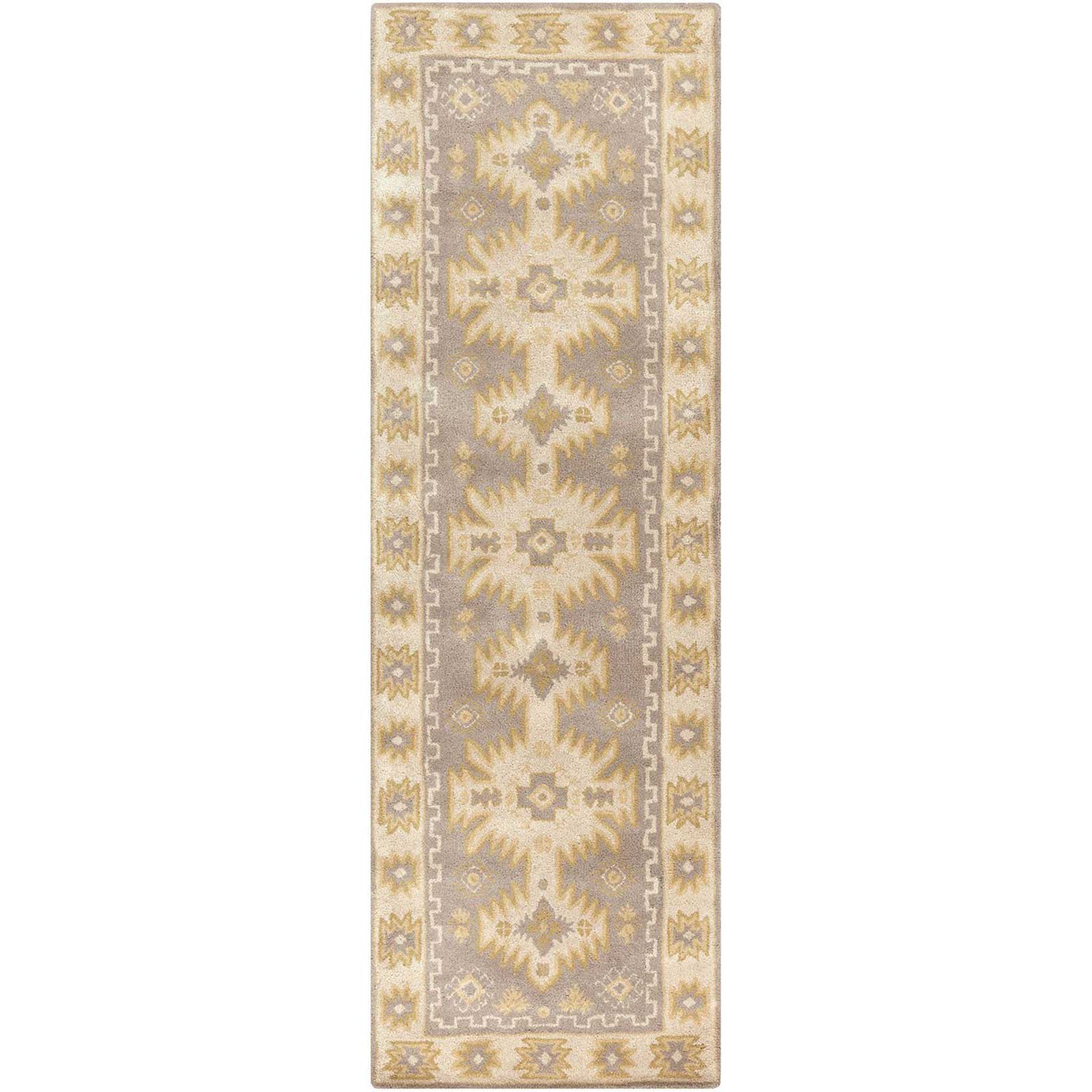 Albuquerque Beige/Gray Runner Rug