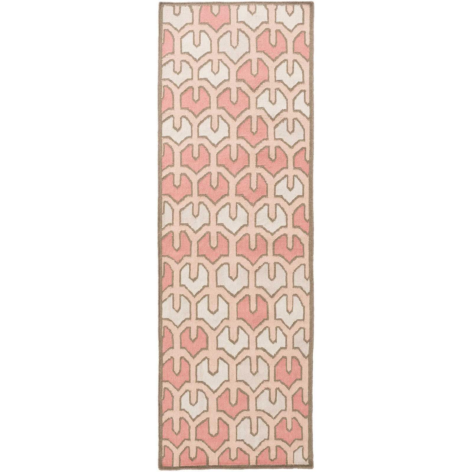 Alameda Beige/Salmon Runner Rug