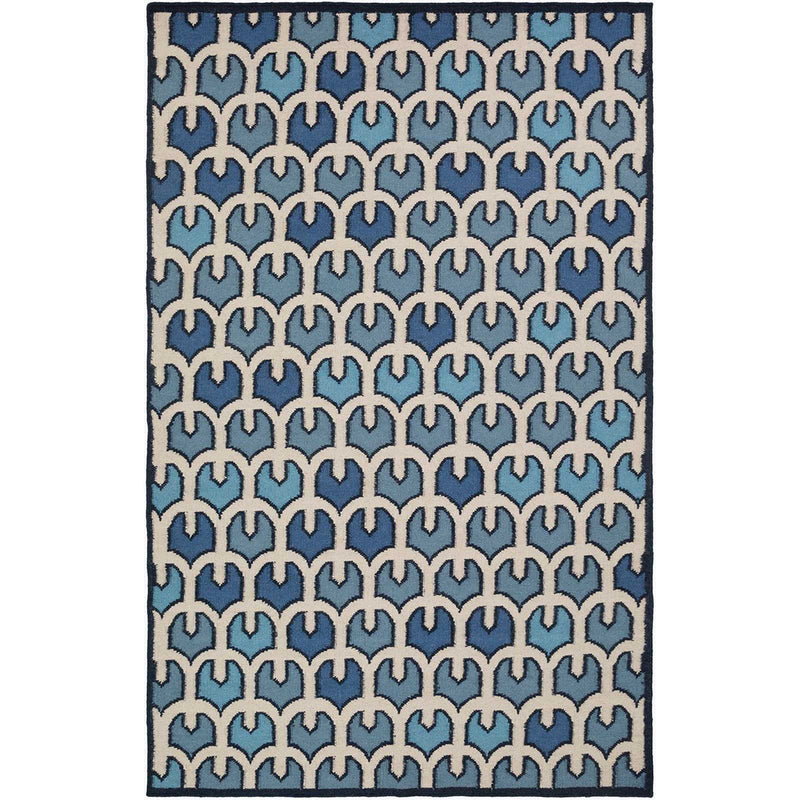 Alameda Light Gray/Navy Area Rug