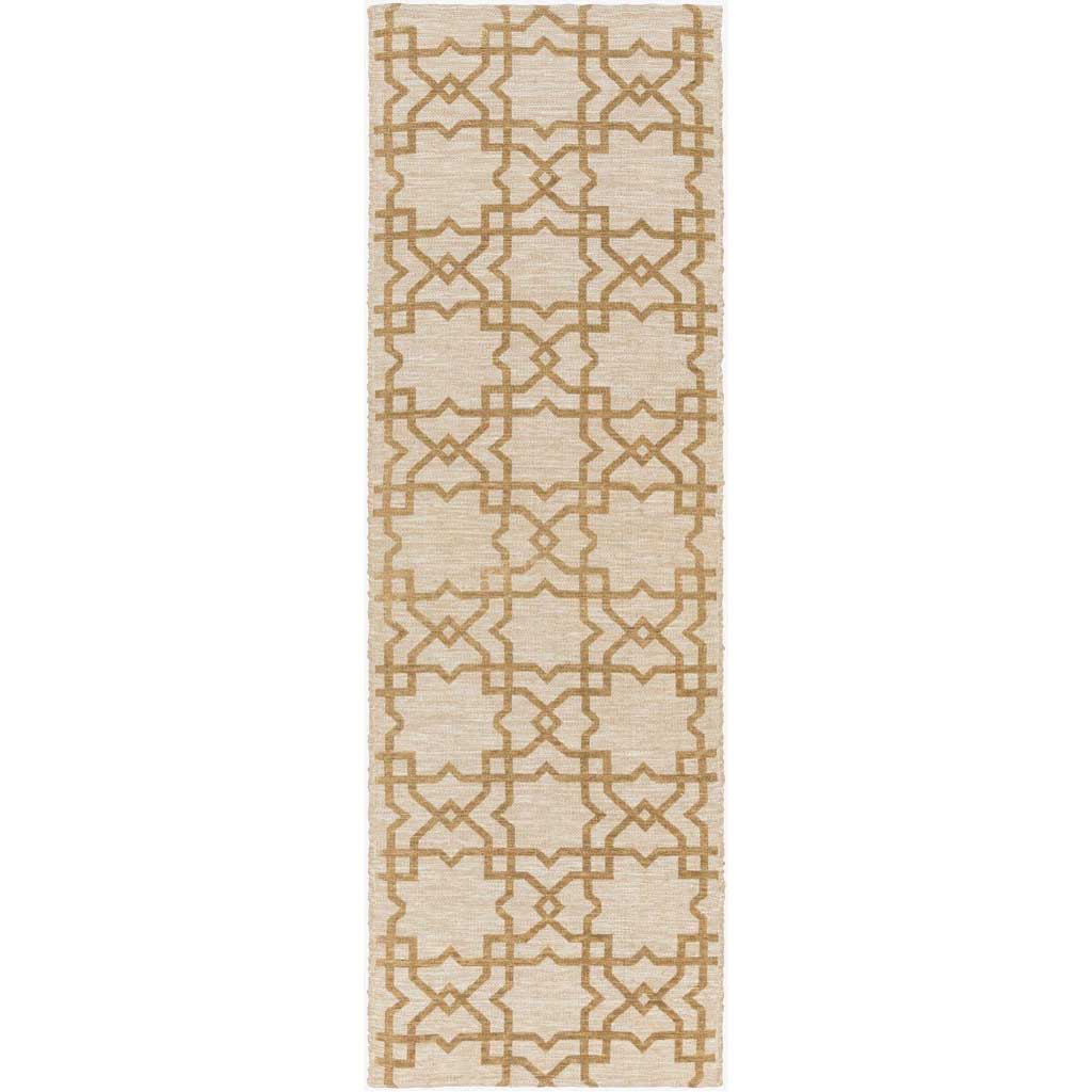 Amarillo Gold/Beige Runner Rug