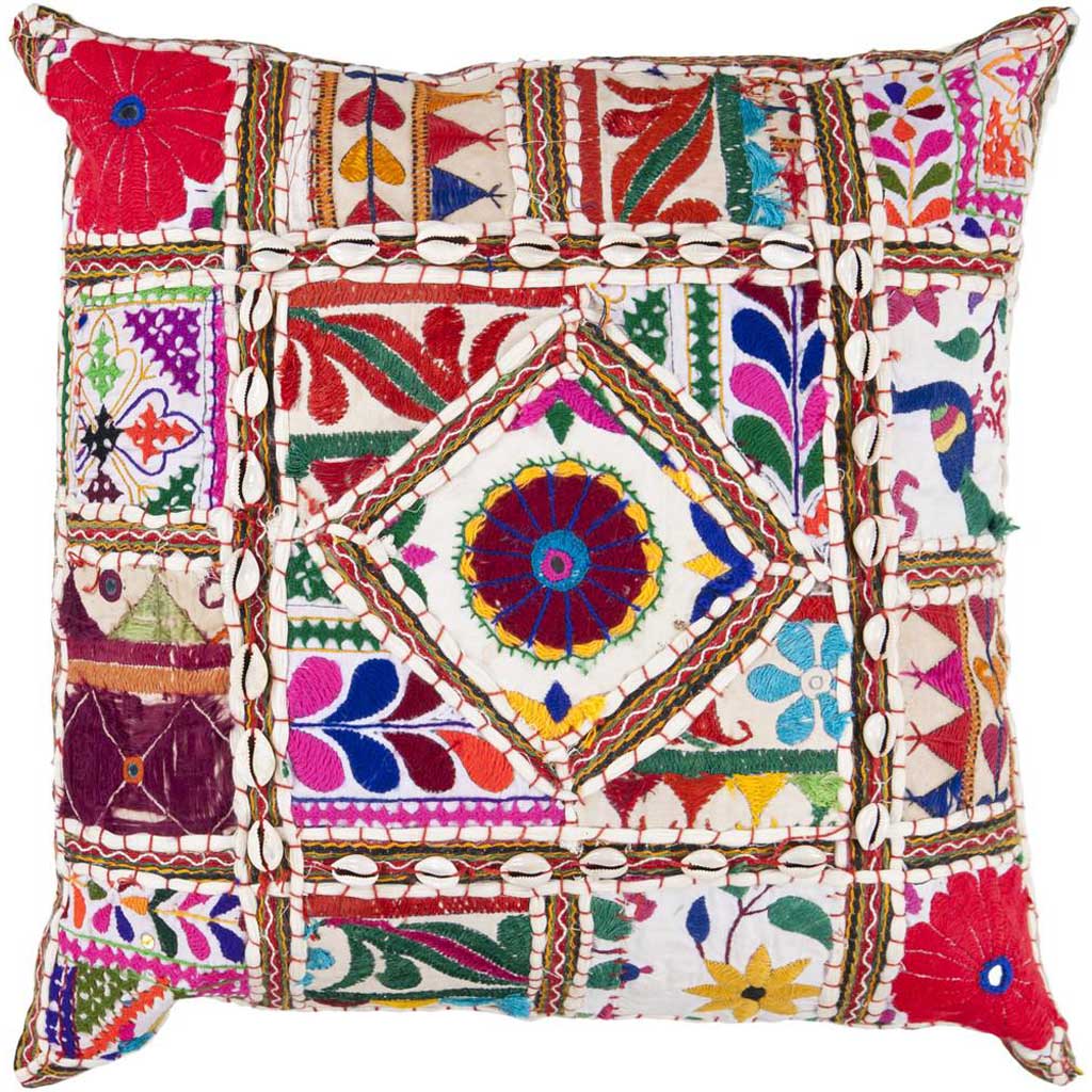 Come Away with Me Ivory/Burgundy Pillow