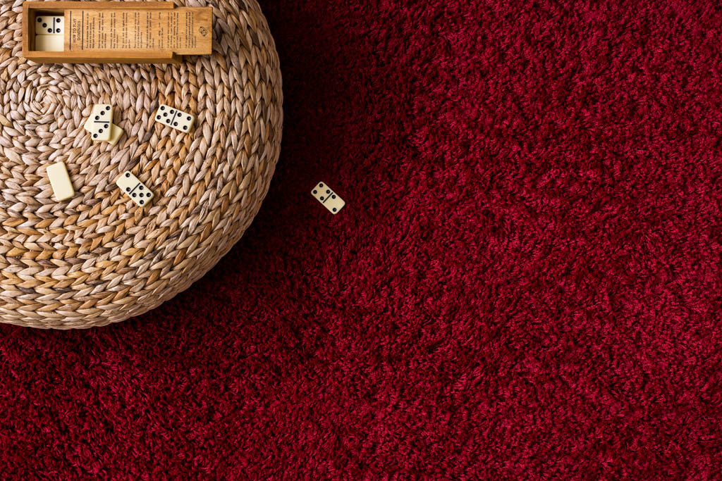 Arlie Burgundy Area Rug