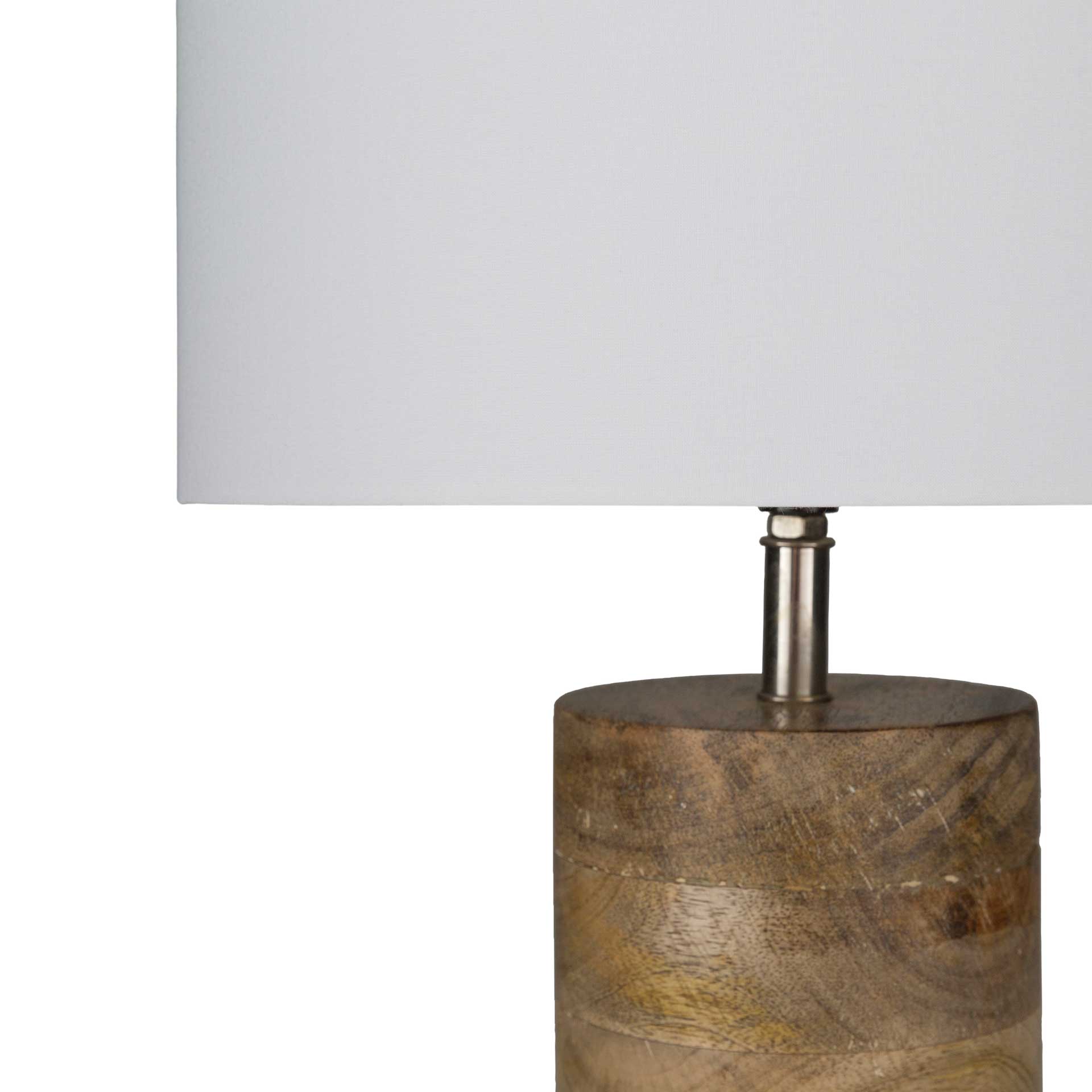 Archer Table Lamp White/Natural