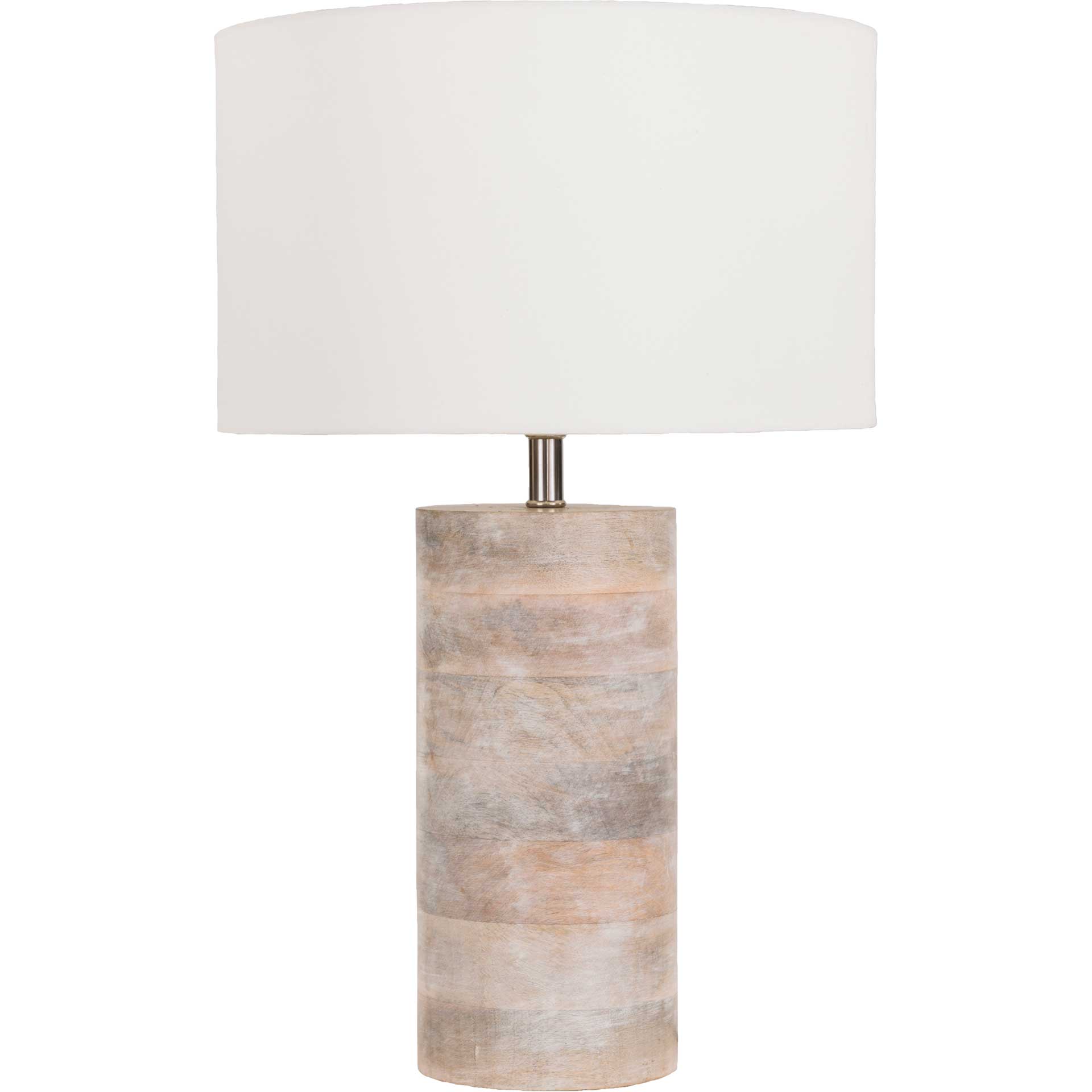 Archer Table Lamp White/Natural
