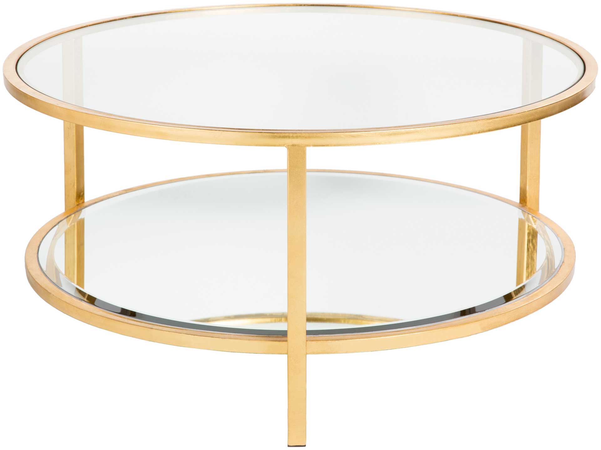 Asher Coffee Table Gold/Clear
