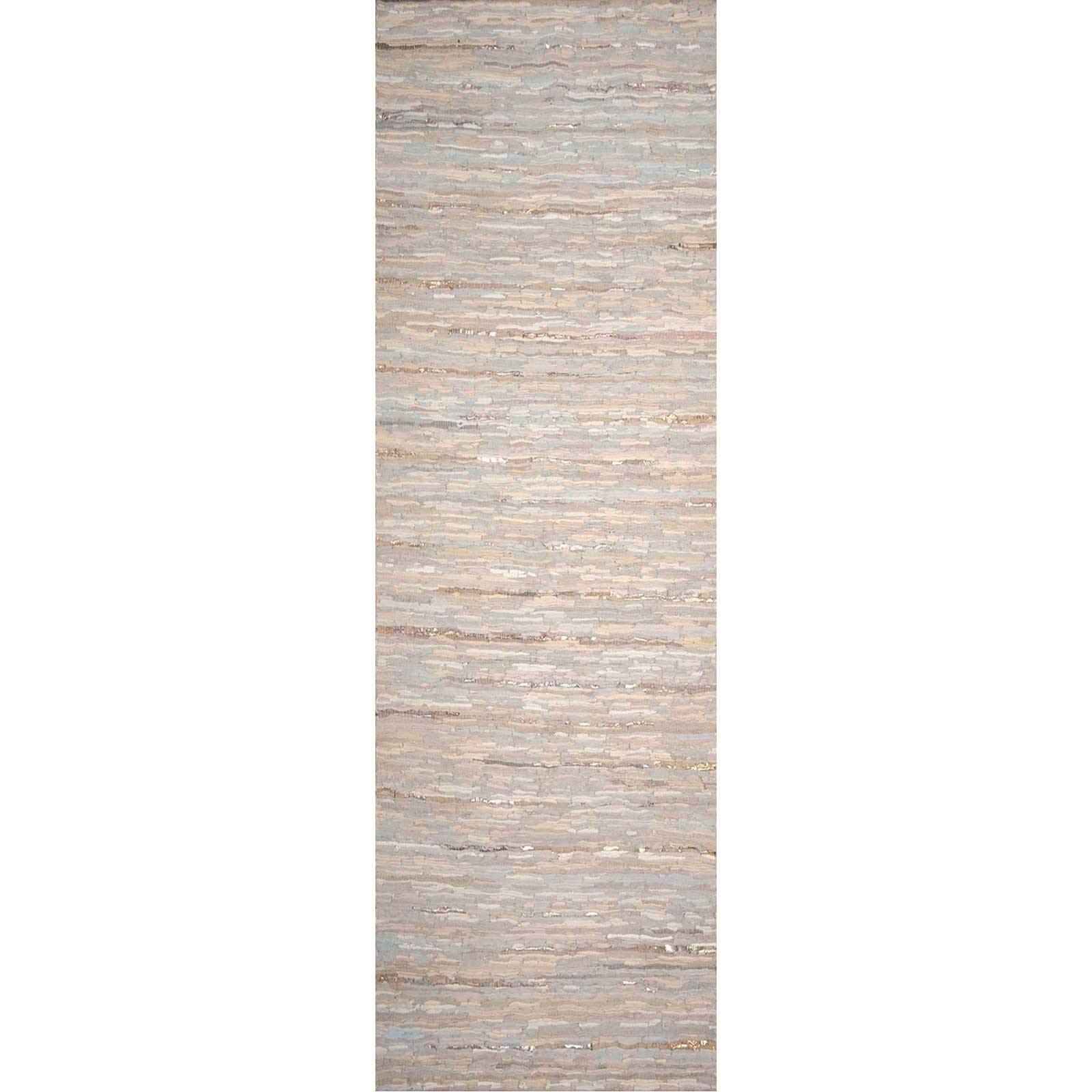 Anthracite Ivory/Sea Foam Runner Rug