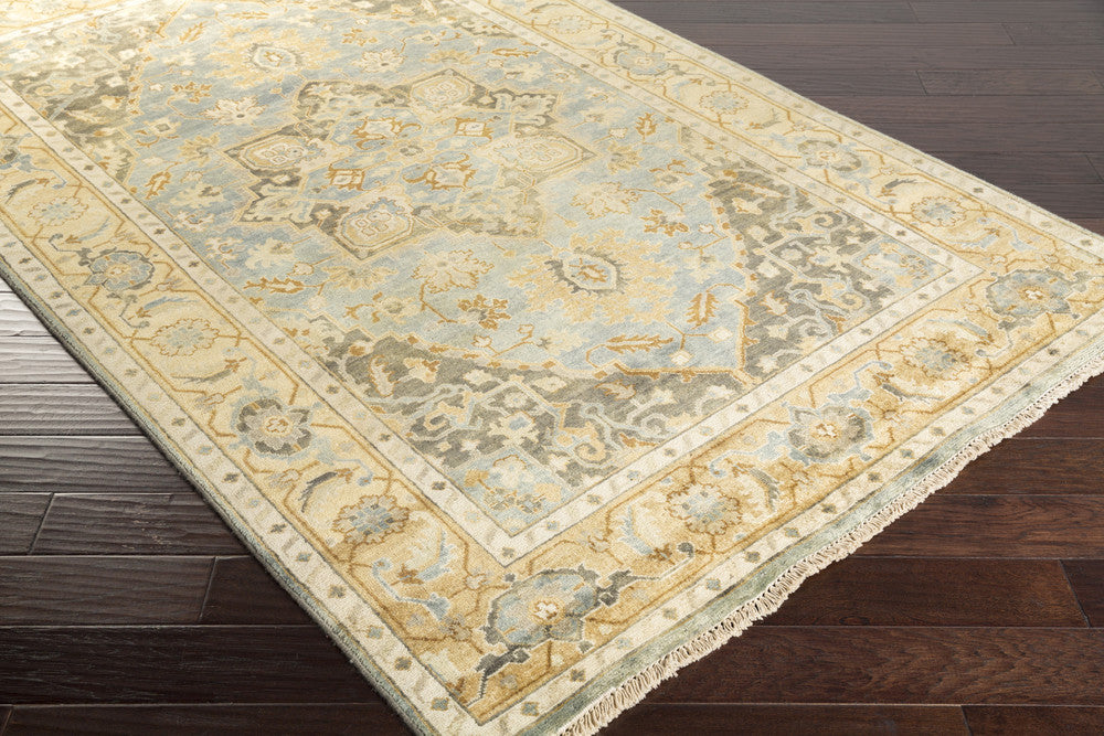 Antique Teal/Gold Area Rug