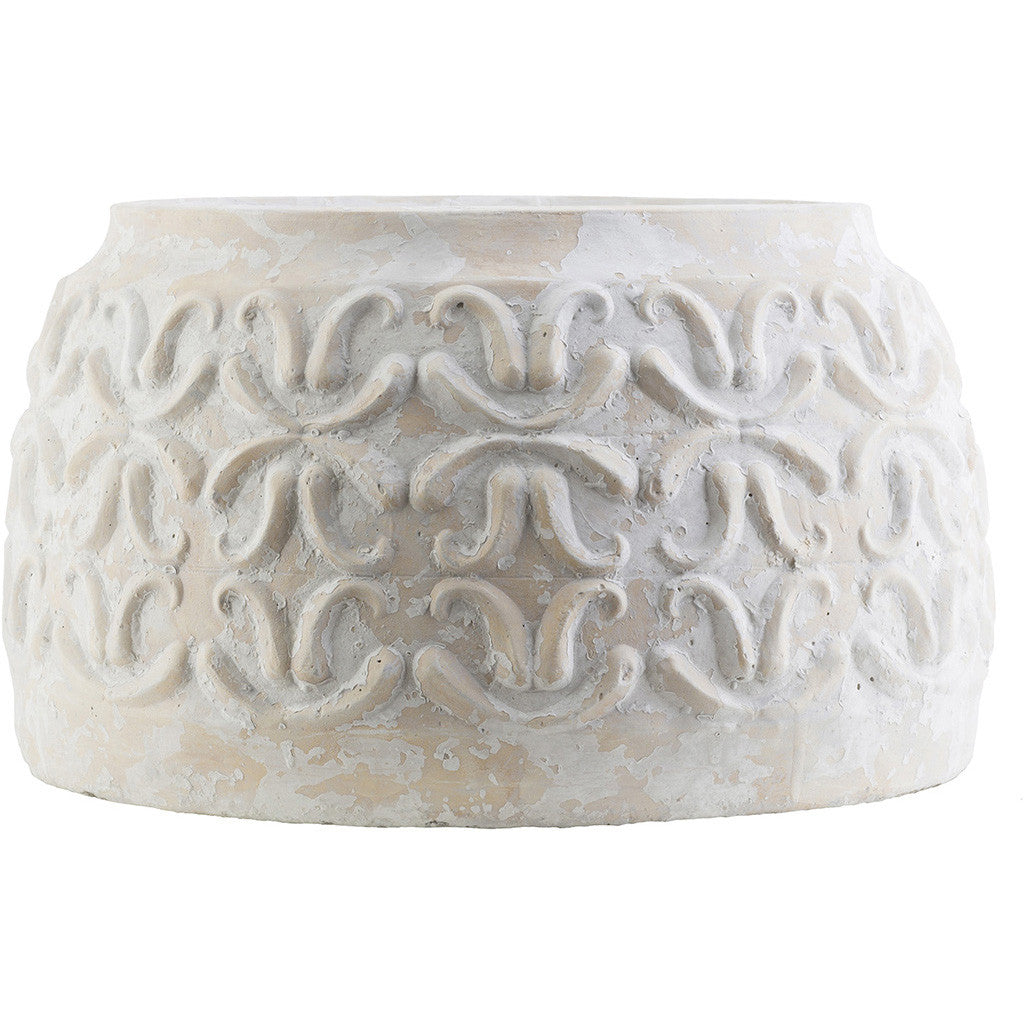 Avonlea Ceramic Pot Ivory