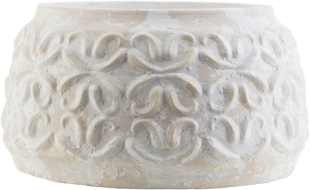 Avonlea Ceramic Pot Ivory