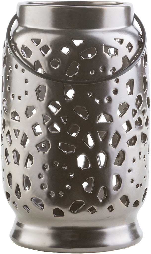 Avery Ceramic Lantern Black