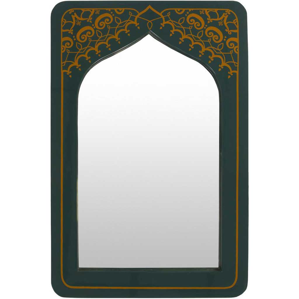 Avanti Teal/Gold Wall Mirror