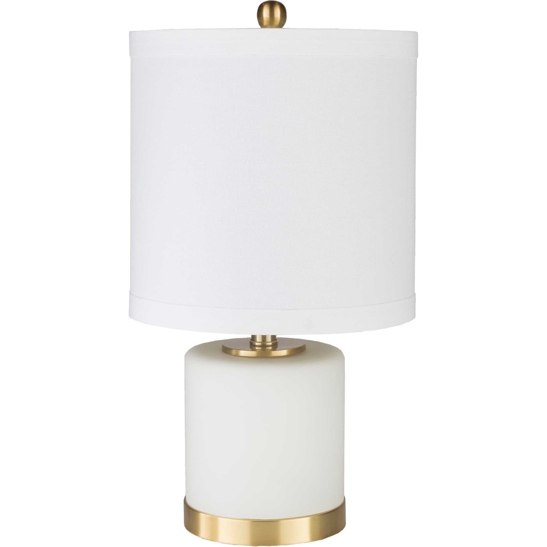 Ayaan Table Lamp White/Brass