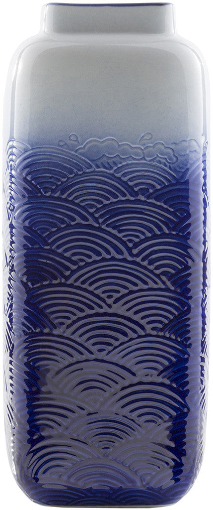 Azul Ceramic Table Vase Navy